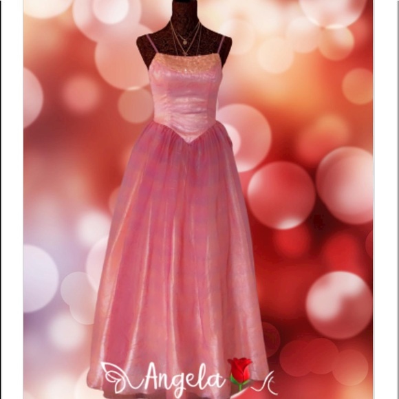 COPY - 💓Beautiful tailored beaded pink maxi dress 💗 #E - Picture 4 of 16